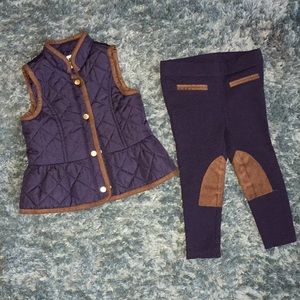 Riding vest and pants